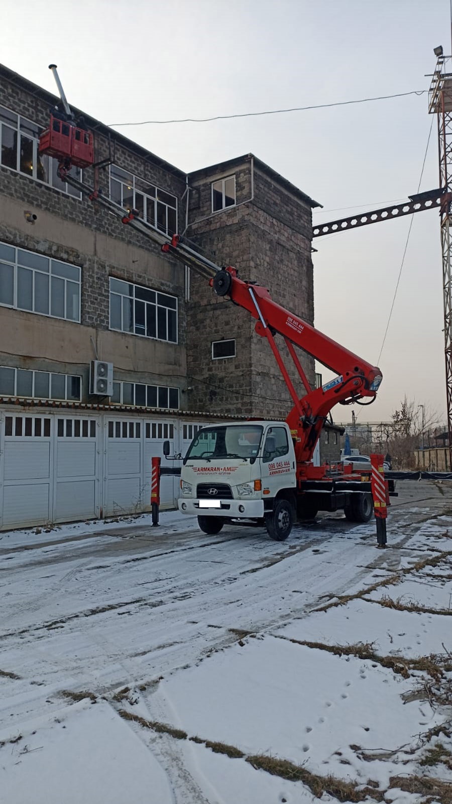 Аренда автовышки 28 метра в Ереване